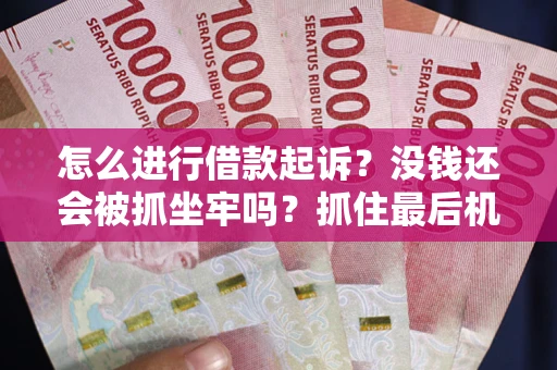 济南怎么进行借款起诉？没钱还会被抓坐牢吗？抓住最后机会！