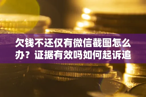 济南欠钱不还仅有微信截图怎么办？证据有效吗如何起诉追回欠款？