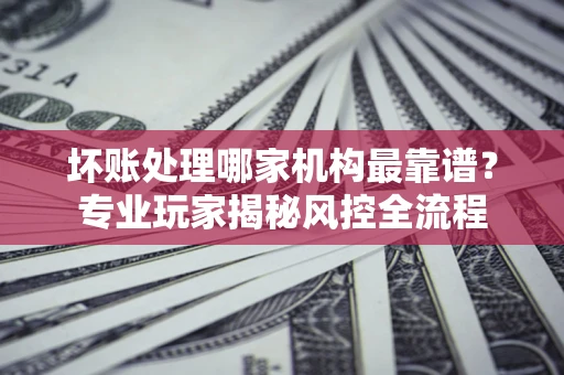 济南坏账处理哪家机构最靠谱？专业玩家揭秘风控全流程