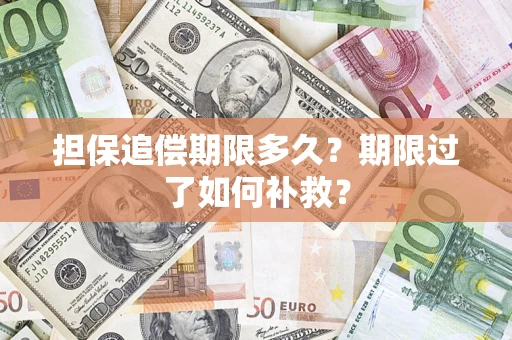 济南担保追偿期限多久？期限过了如何补救？