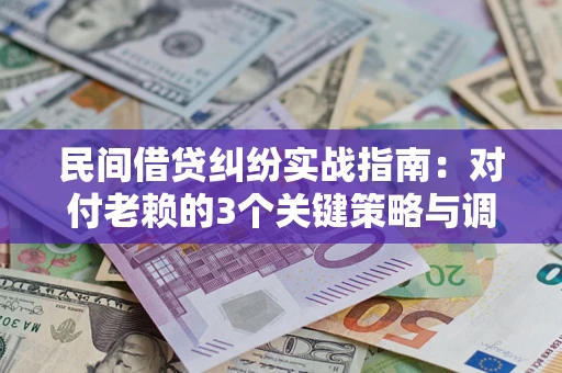 济南民间借贷纠纷实战指南：对付老赖的3个关键策略与调解盲区解析
