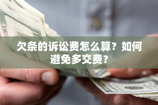 济南欠条的诉讼费怎么算？如何避免多交费？