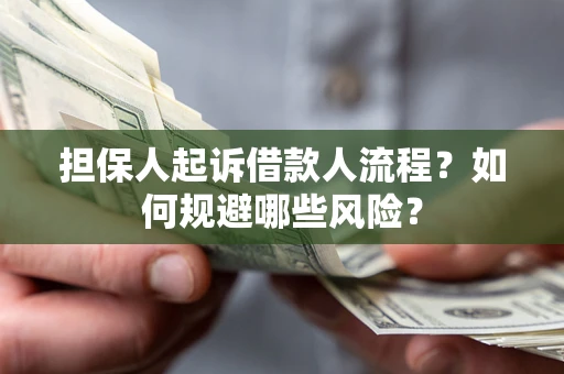 济南担保人起诉借款人流程？如何规避哪些风险？